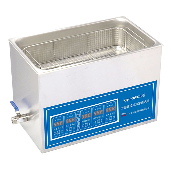 昆山舒美超声波清洗器KQ-600VDB台式双频数控超声波清洗机
